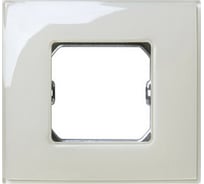 Декоративная рамка Simon, 1 пост, +суппорт, S27 Neos, Глянец, слоновая кость 27771-31