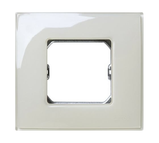 Декоративная рамка Simon, 1 пост, +суппорт, S27 Neos, Глянец, слоновая кость 27771-31 1