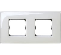 Декоративная рамка Simon 2 поста, +суппорт, S27 Neos, Глянец, слоновая кость 27772-31