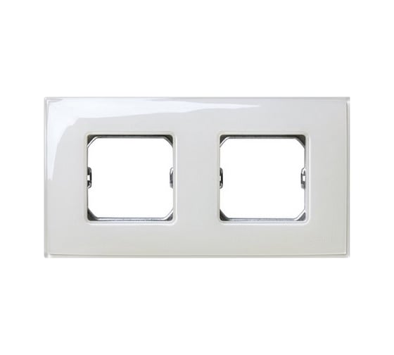 Декоративная рамка Simon 2 поста, +суппорт, S27 Neos, Глянец, слоновая кость 27772-31 1