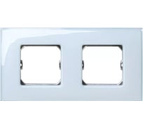 Декоративная рамка Simon 2 поста, +суппорт, S27 Neos, Глянец, голубой 27772-33