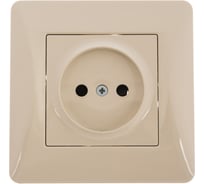 Розетка GUSI ELECTRIC Ugra без БЗК, с ЗП, СУ, 16А, 250 В, бежевый С11Р2-003-СБ