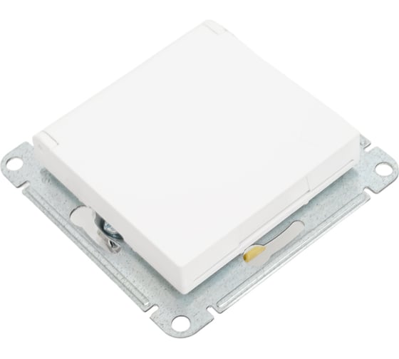 Механизм розетки Systeme Electric Atlasdesign лотос с заземлением со шторками с крышкой, 16а, ip20, ATN001346