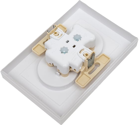 Двойная розетка в сборе Systeme Electric Atlasdesign лотос без заземления,16а, ATN001320