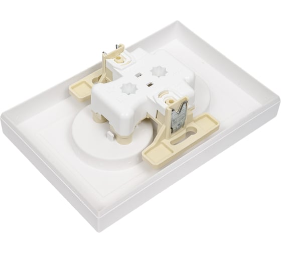 Двойная розетка в сборе Systeme Electric Atlasdesign лотос без заземления,16а, ATN001320