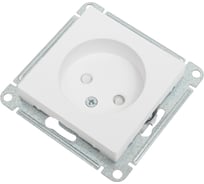 Механизм розетки Systeme Electric Atlasdesign лотос без заземления со шторками, 16а, ATN001349