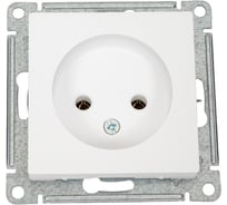 Механизм розетки Systeme Electric Atlasdesign лотос без заземления без шторок, 16а, ATN001341