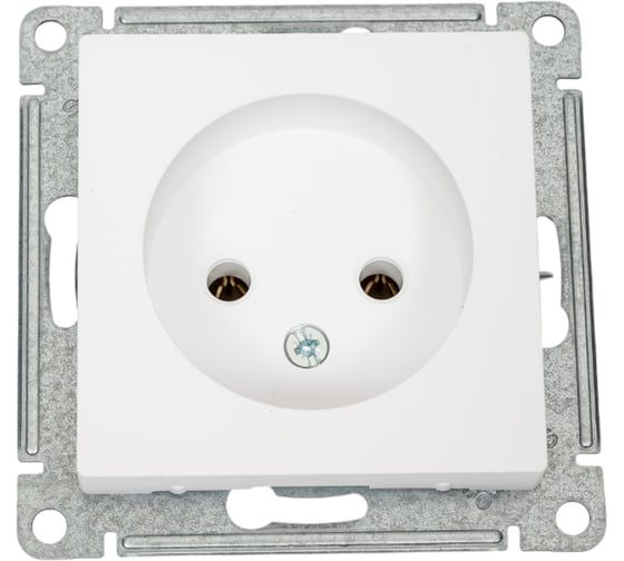 Механизм розетки Systeme Electric Atlasdesign лотос без заземления без шторок, 16а, ATN001341 1