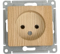 Механизм розетки Systeme Electric Glossa сосна без заземления, 16а, GSL001541