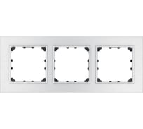 3-постовая рамка LK Studio из натурального анодированного алюминия 864323-1