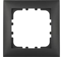 1-постовая рамка LK Studio черный бархат 864108-1