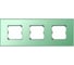 Декоративная рамка Simon 3 поста, +суппорт, S27 Neos, Матовый, изумрудный 27773-62 1