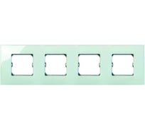 Декоративная рамка Simon 4 поста, +суппорт, S27 Neos, Матовый, изумрудный 27774-62
