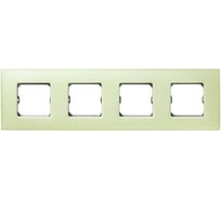 Декоративная рамка Simon 4 поста, +суппорт, S27 Neos, Матовый, лимонный 27774-61