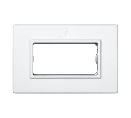 Рамка Simon 2 поста 4 модуля, белый 27850-35 1