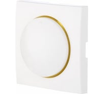 Накладка светорегулятора с желтой световой индикацией LK Studio белый 867104-1