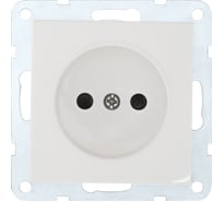 Розетка LK Studio без з/к, со шторками, белый 863304-1