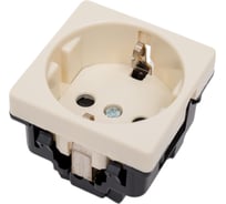 Двухполюсная розетка Simon с заземлением, с защитными шторками, винтовой зажим, 16А 250В 27472-62