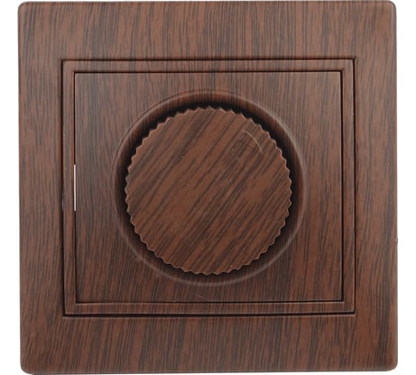 Поворотный светорегулятор Intro 140110 600Вт 230В, IP20, СУ, Plano, венге Б0030092