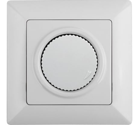 Поворотный светорегулятор Intro 440101 600Вт 230В, СУ, Solo, белый Б0043396