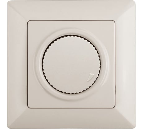 Поворотный светорегулятор Intro 440102 600Вт 230В, СУ, Solo, слоновая кость Б0043397