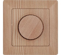 Поворотный светорегулятор Intro 440111 600Вт 230В, СУ, Solo, сосна Б0043402