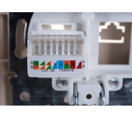 Информационная розетка Intro 430304 RJ45, СУ, Solo, шампань 20 Б0043385