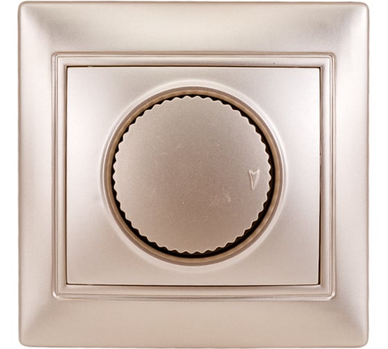 Светорегулятор Smartbuy 600W 220В шампань, Венера SBE-01c-2.5-D-0 1