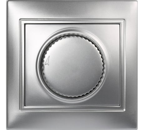 Светорегулятор Smartbuy (диммер) 600W 220В серебро Венера SBE-01s-2.5-D-0