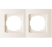 Рамка duwi на 2 поста серия Palazzo, слоновая кость 26490 3