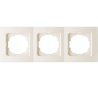 Рамка duwi на 3 поста серия Palazzo, слоновая кость 26491 0