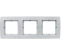 Рамка duwi на 3 поста серия Palazzo, белый 26472 9