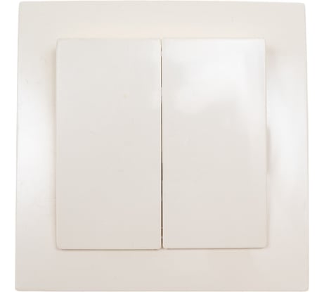 Выключатель duwi с/п 2-кл серия Palazzo, слоновая кость 26488 0