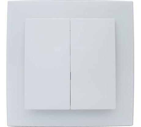 Выключатель duwi с/п 2-кл серия Palazzo, белый 26469 9