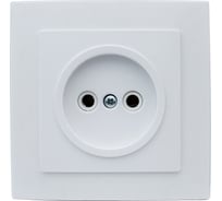 Розетка duwi с/п б/з 1-местная серия Palazzo, белый 26464 4