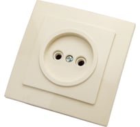 Розетка duwi с/п б/з 1-местная серия Palazzo, слоновая кость 26483 5