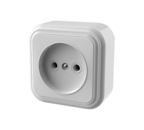 Розетка duwi о/п б/з 1-местная серия Palazzo, слоновая кость 26406 4