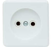 Розетка duwi о/п 1-местная б/з серия Basis, белый 26400 2