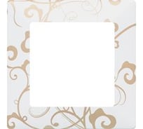 Рамка Legrand Valena LIFE  "Ампир белый".1-постовая универсальная 754101
