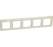Пятиместная рамка Legrand Valena горизонт. сл. кость DIY-упак. Leg 696743