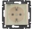 Механизм одноместной розетки Legrand СП Valena 2К+З IP44 с заземл. сл. кость DIY-упак. Leg 695640 3