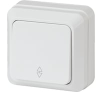 Переключатель Intro 210301 10А 250В, IP20, ОУ, Quadro, белый 3 Б0027637