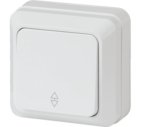 Переключатель Intro 210301 10А 250В, IP20, ОУ, Quadro, белый 3 Б0027637