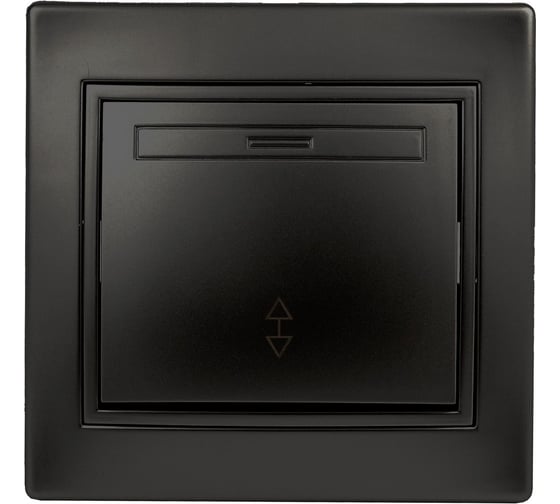 Переключатель Intro 10А 250В, IP20, СУ, Plano, антрацит Б0044562