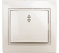 Переключатель Intro 110302 10А 250В, IP20, СУ, Plano, слоновая кость Б0027600