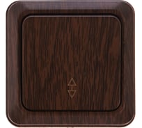 Переключатель Intro 210310 10А 250В, IP20, ОУ, Quadro, венге Б0030120