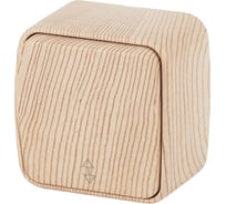 Переключатель Intro 310311 10А250В, IP20, ОУ, Polo, сосна 432 Б0036104