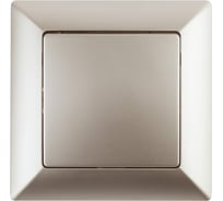 Выключатель Intro 410104 10А, 250В, СУ, Solo, шампань Б0043266