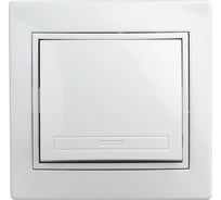 Выключатель Intro 1Э10101 10А, 250В, СУ, б.л., Plano, белый 240 Б0038822