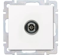 Телевизионная розетка Smartbuy белая Нептун SBE-05w-S1-TV